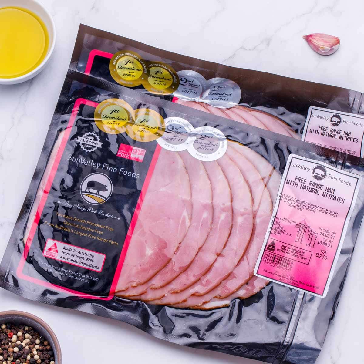 Nitrate-Free Sliced Leg Ham 260 g pack
