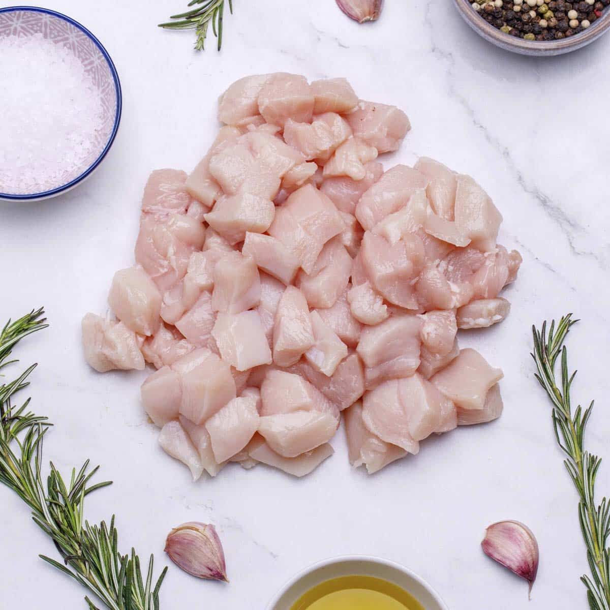 Chicken Breast Diced (1kg)