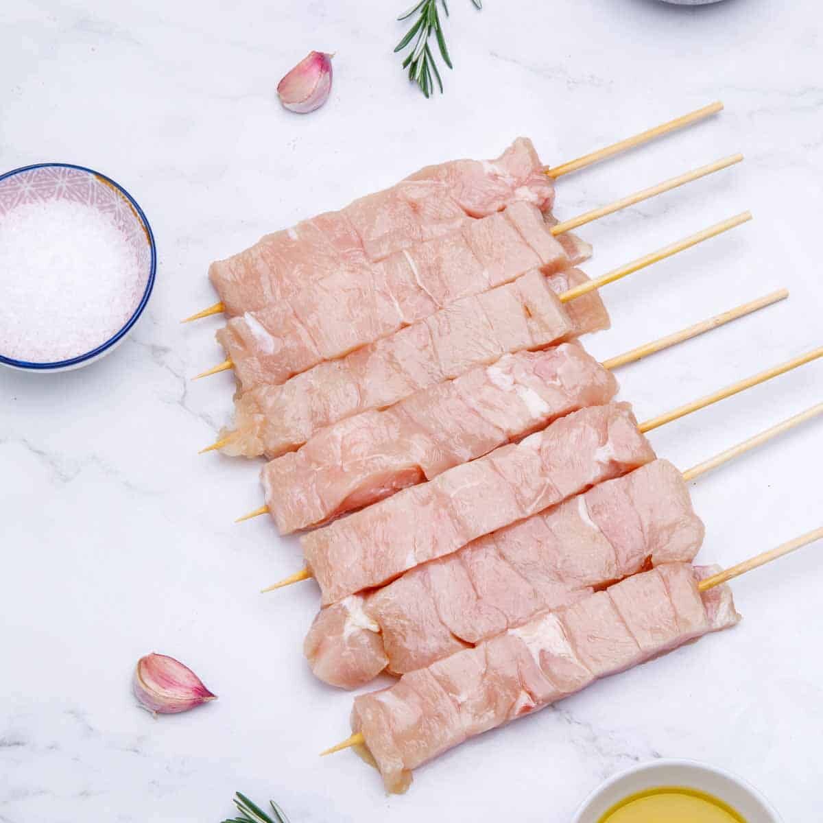 Chicken Kebabs plain