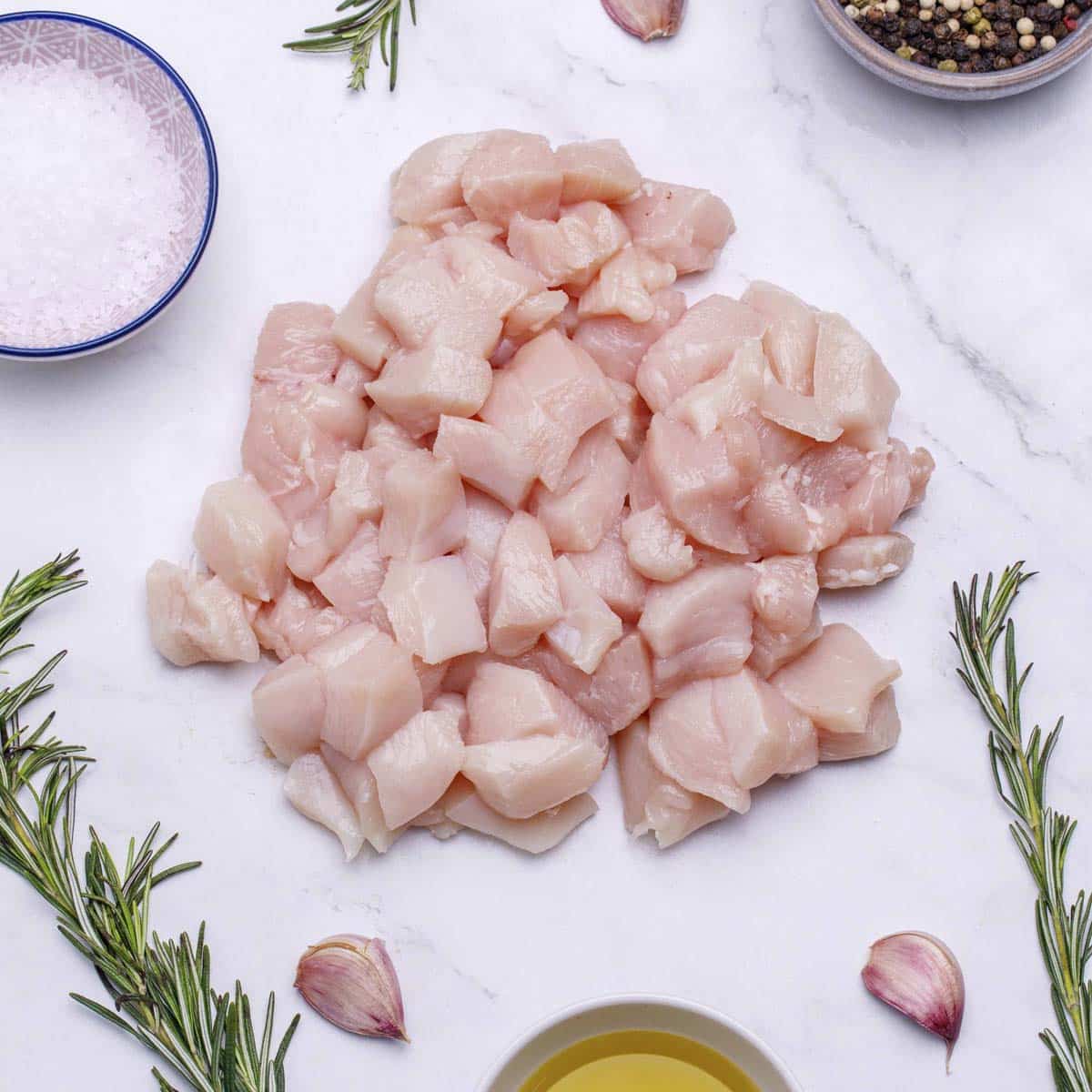 Chicken Breast Diced (1kg)