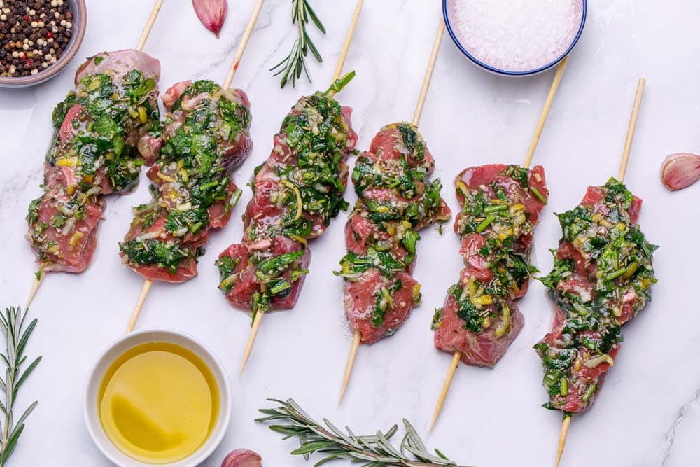 Lamb Greek Kebabs gluten free